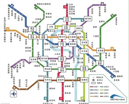 成都地鐵最新線路圖探索，偶遇城市小巷特色小店